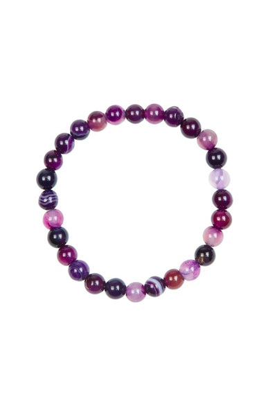 Dog Teeth Amethyst Stone Kids Bracelet B3244 - Coco and lulu boutique