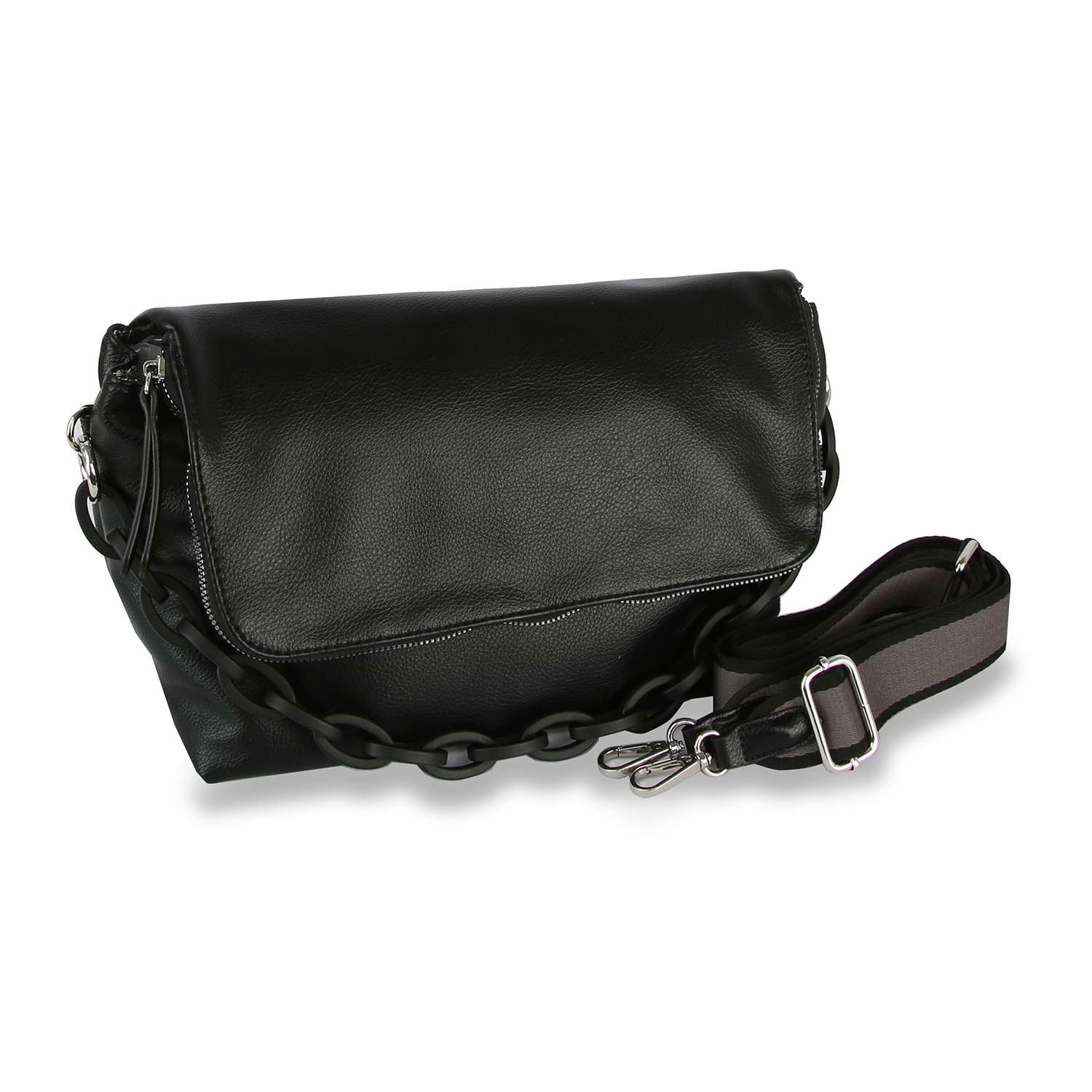 Courtney  Olive Chain Handle Shoulder Bag: Olive - Coco and lulu boutique