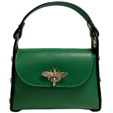 Modi Emerald Green mini bag in genuine dollar leather - Coco and lulu boutique