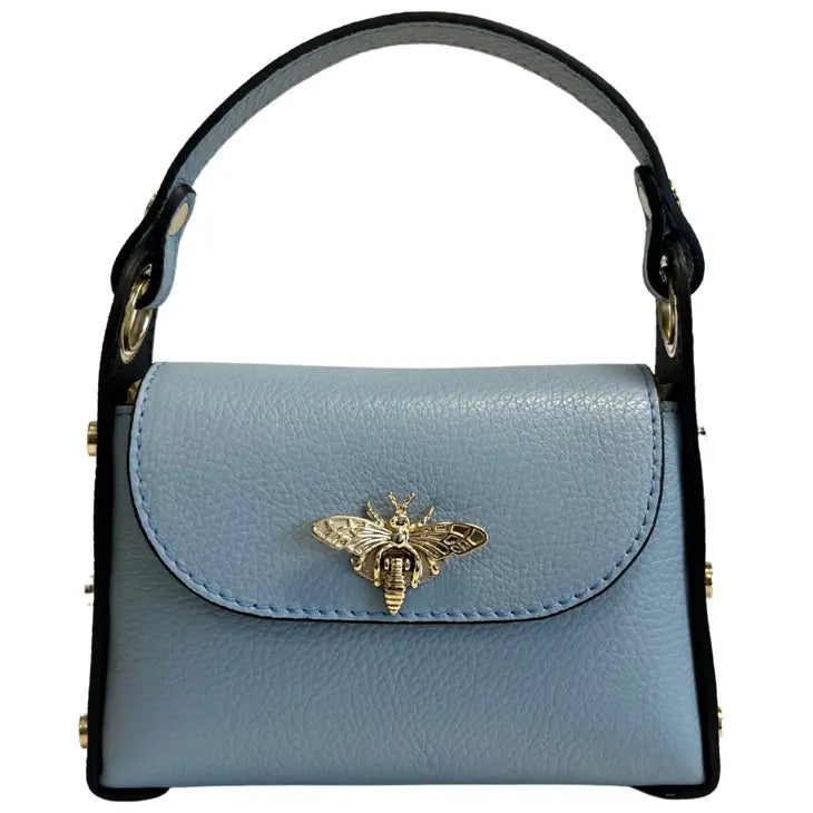 Modi Celeste mini bag in genuine dollar leather - Coco and lulu boutique