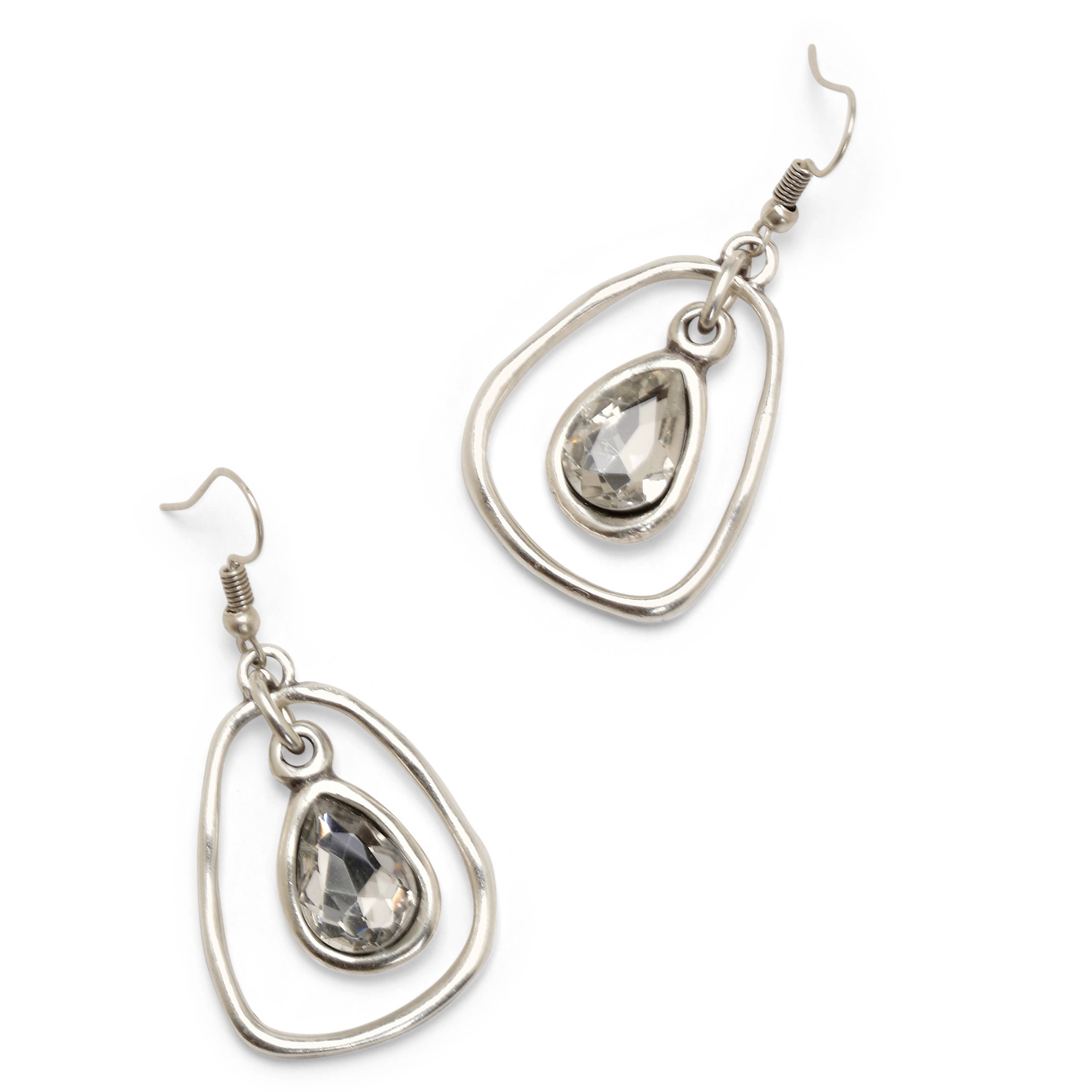 Handmade Pewter Earrings - NE1543 - Coco and lulu boutique