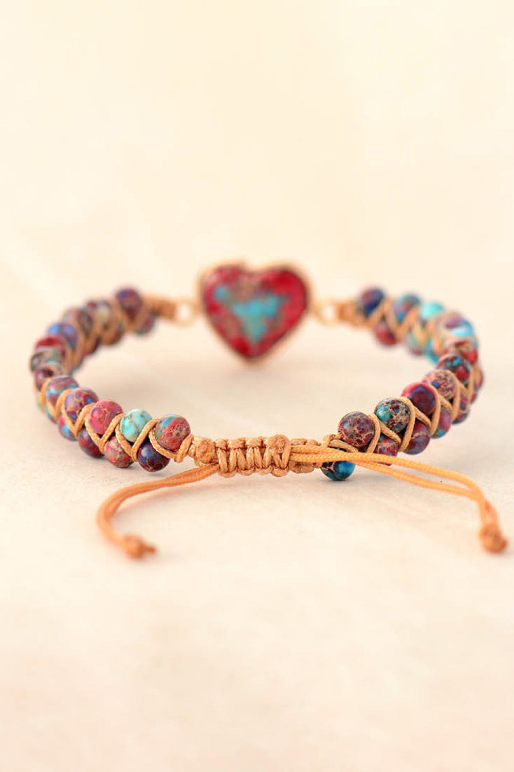 Soul 2 Handmade Heart Shape Natural Stone Bracelet - Coco and lulu boutique