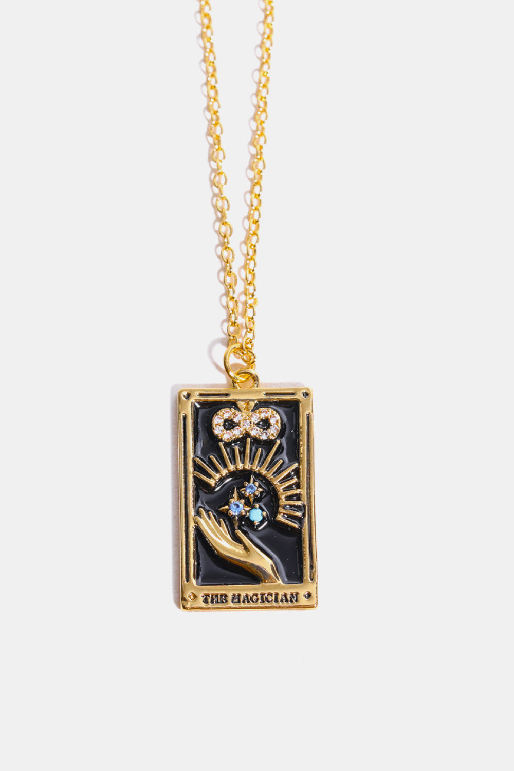 Tarot Card Pendant Stainless Steel Necklace - Coco and lulu boutique