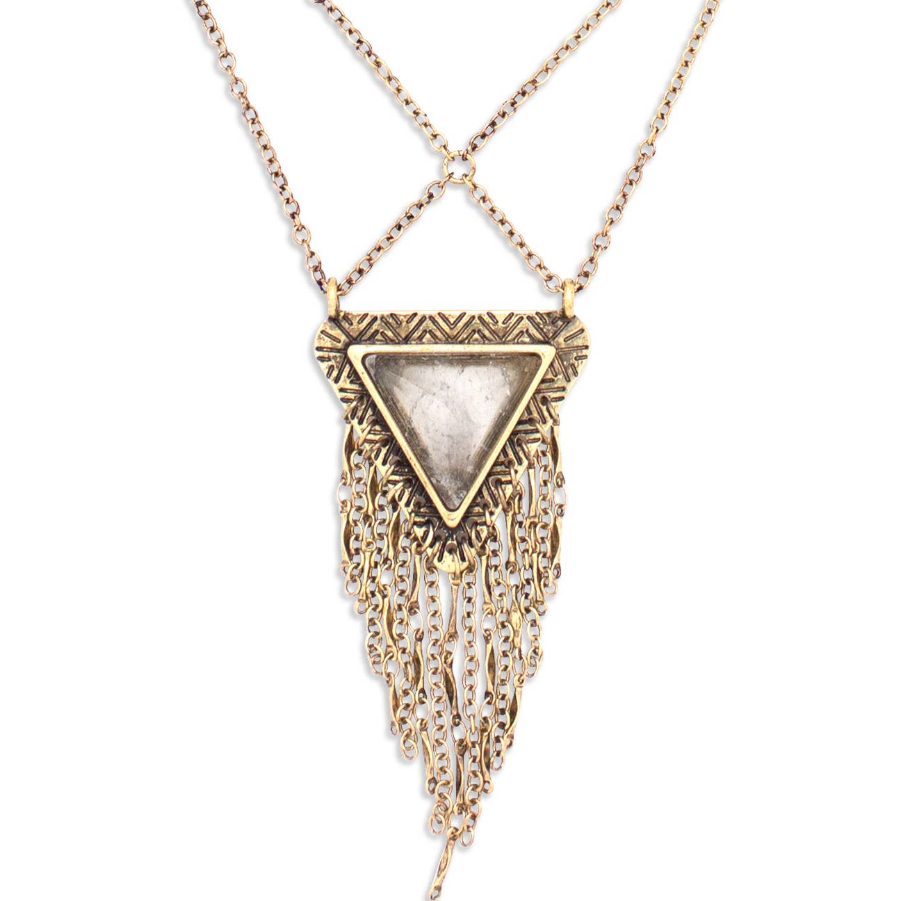 Days To Come Necklace | Gold/ Quartz - Coco and lulu boutique