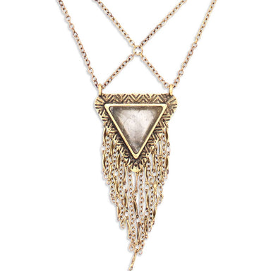 Days To Come Necklace | Gold/ Quartz - Coco and lulu boutique