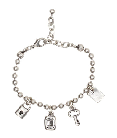 Love Handmade Pewter Bracelet - Coco and lulu boutique