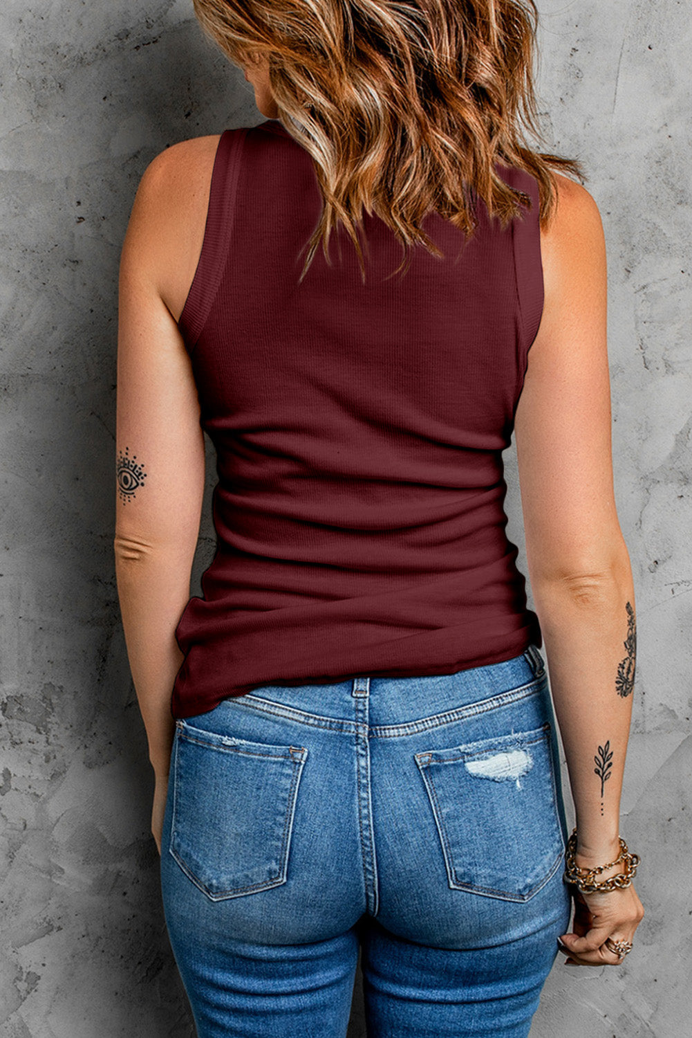 Everyday Round Neck Tank - Coco and lulu boutique