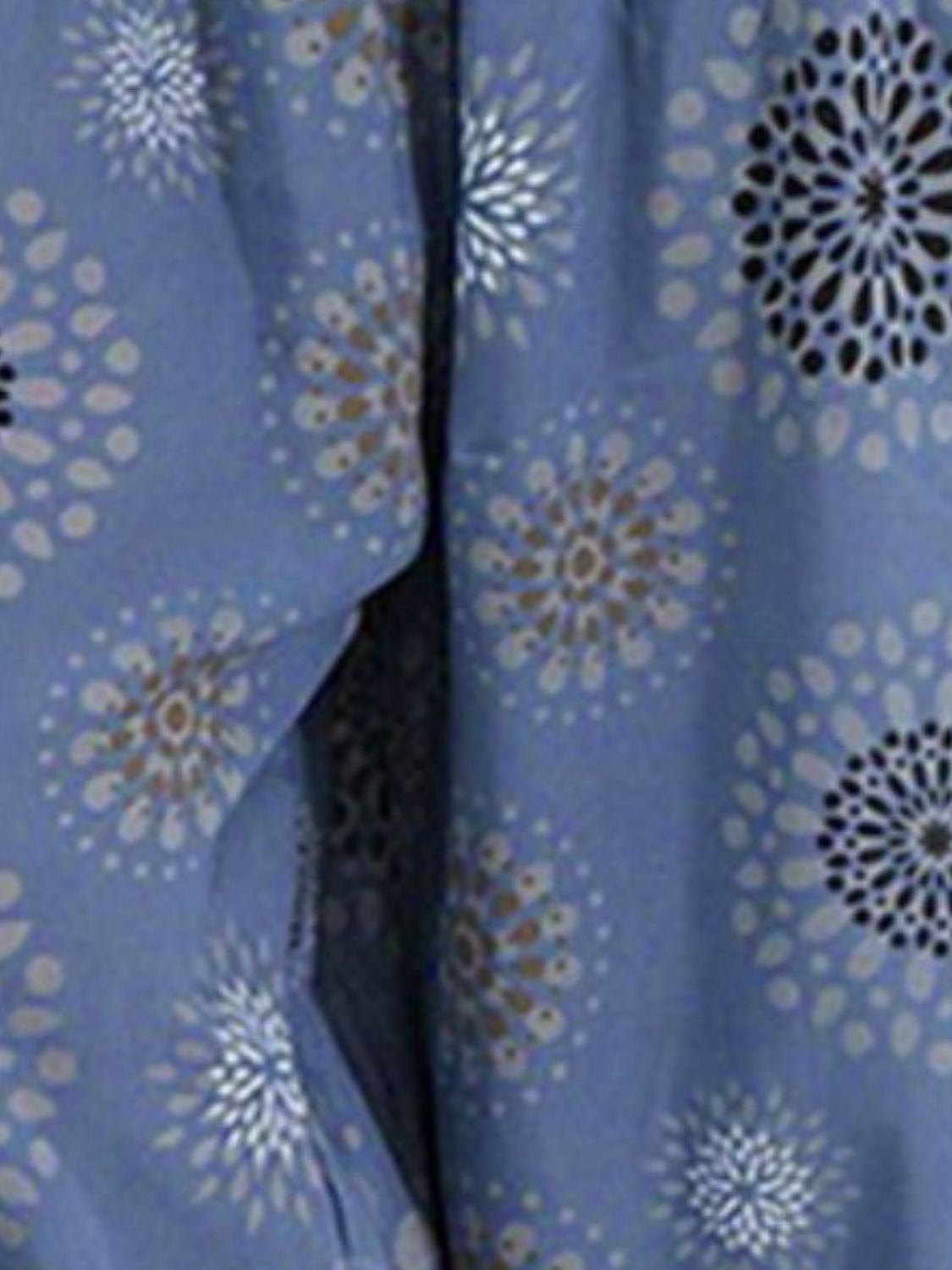Bohemian Full Size Ruched High Waist Beach Printed Pants - Coco and lulu boutique