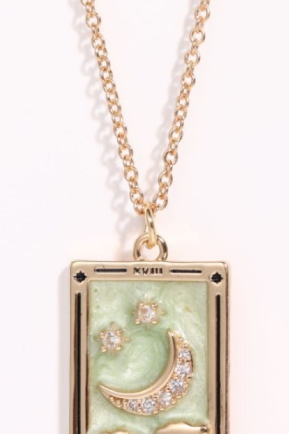 Tarot Card Pendant Stainless Steel Necklace - Coco and lulu boutique