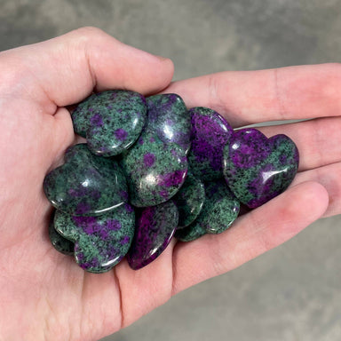 Ruby Zoisite Hearts - Coco and lulu boutique