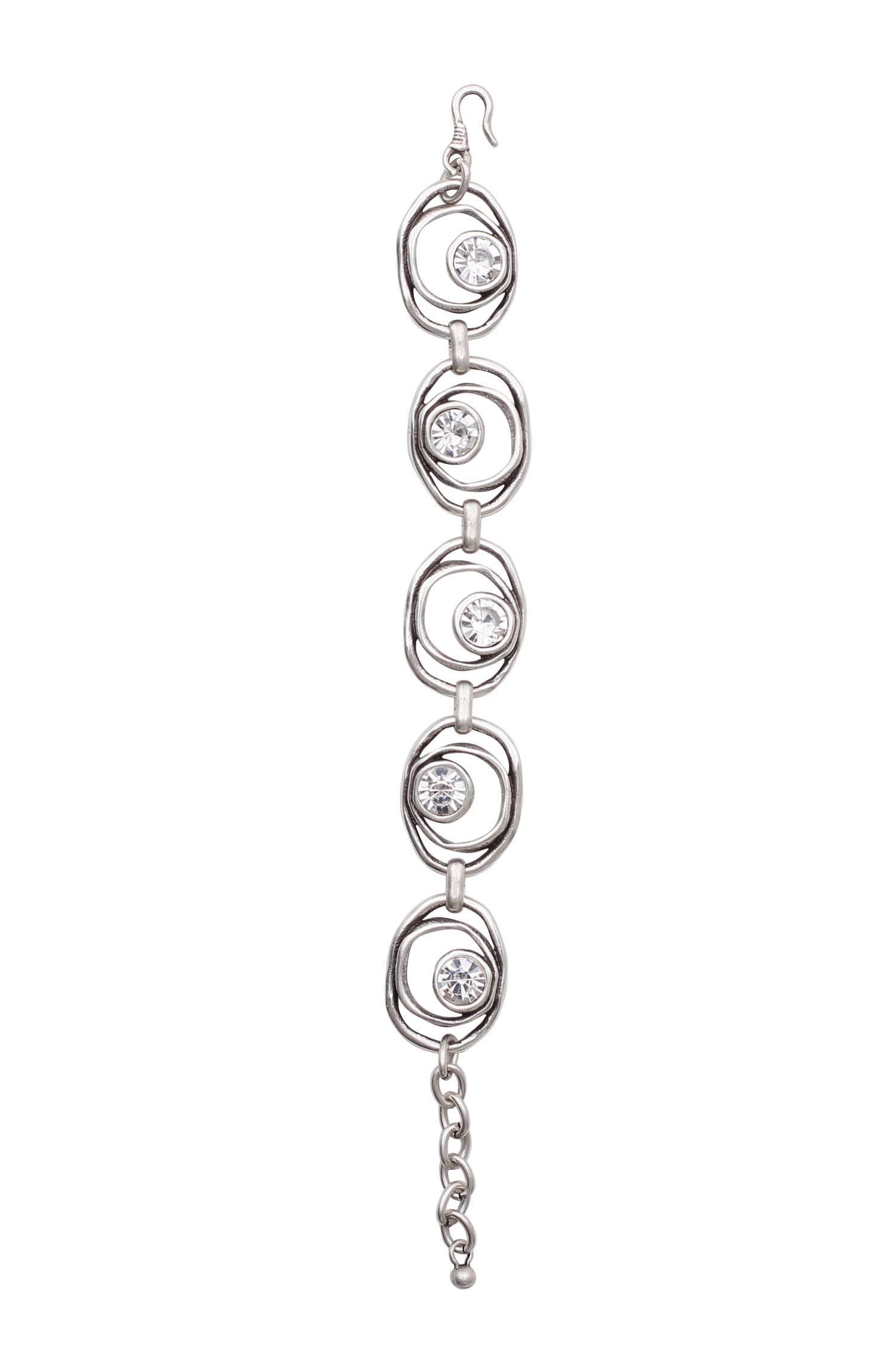 Julia Handmade Pewter Bracelet - Coco and lulu boutique