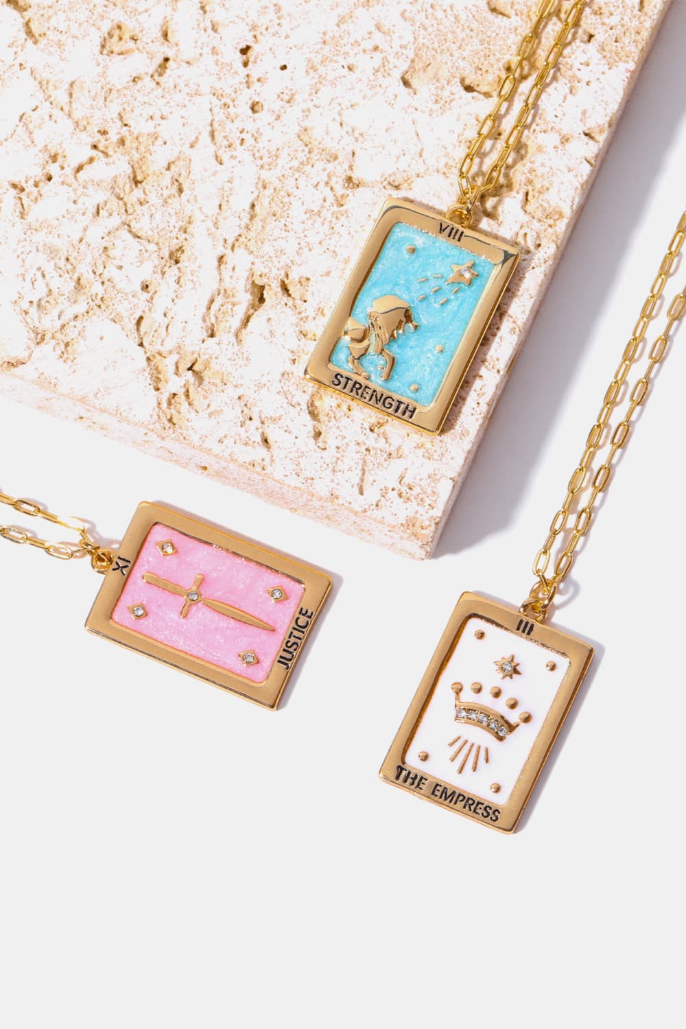 Tarot Card Pendant Copper Necklace - Coco and lulu boutique