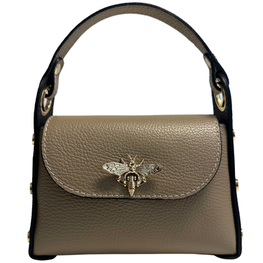 Modarno mini borsa in Vera pelle dollaro con chiusura a mosc - Coco and lulu boutique