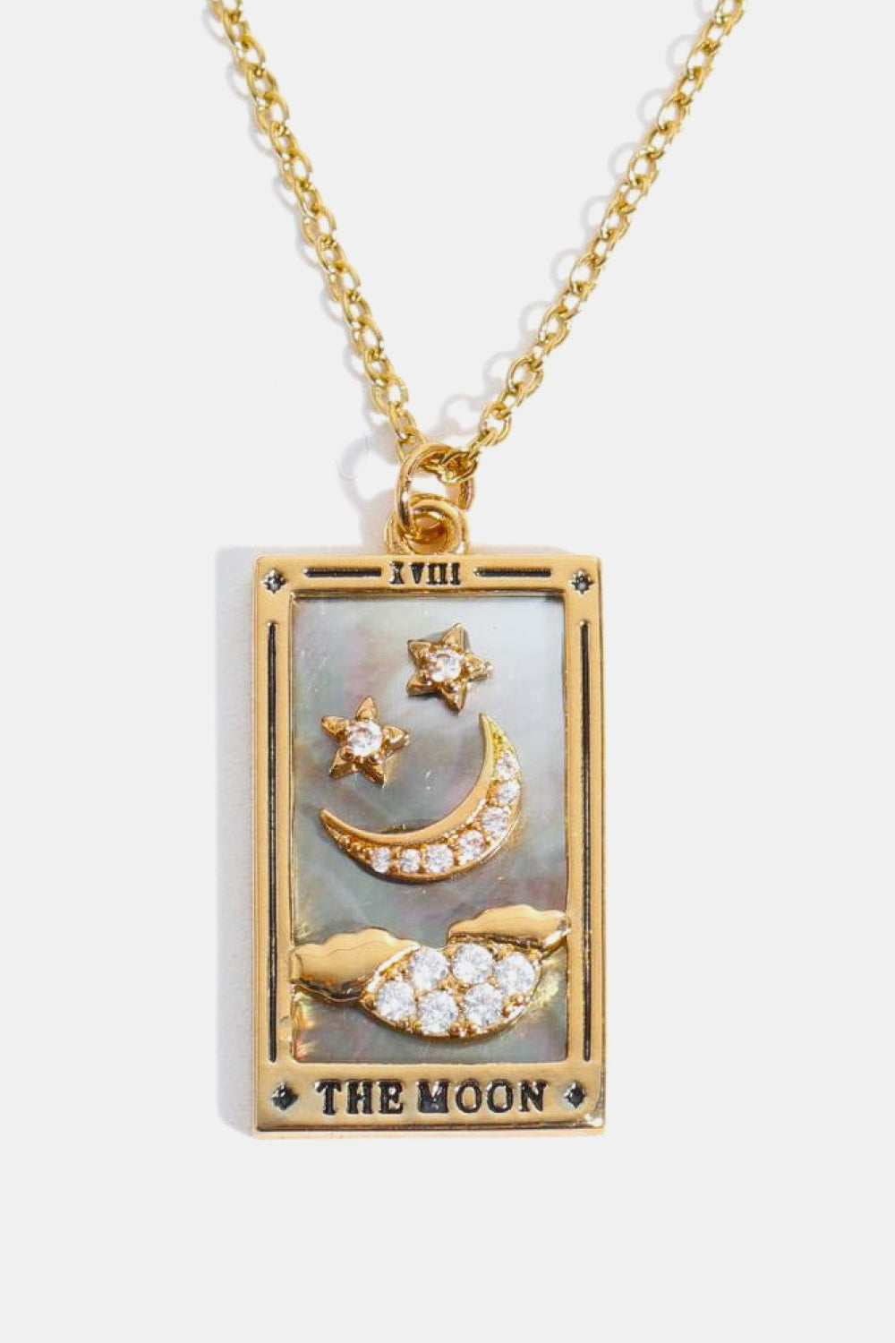 Tarot Card Pendant Stainless Steel Necklace - Coco and lulu boutique