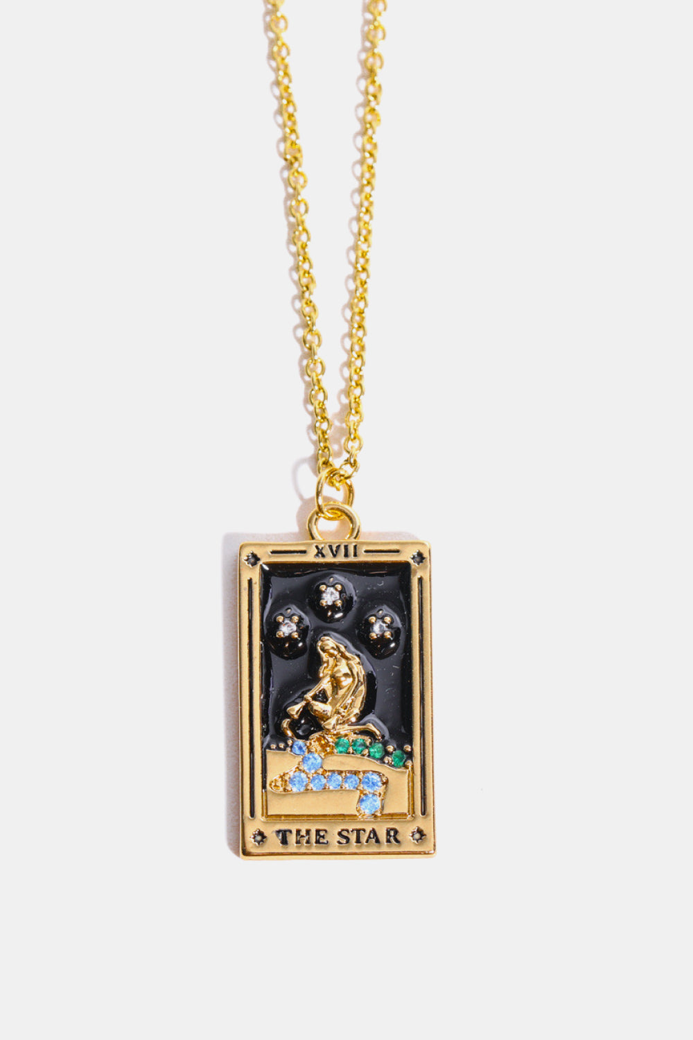 Tarot Card Pendant Stainless Steel Necklace - Coco and lulu boutique