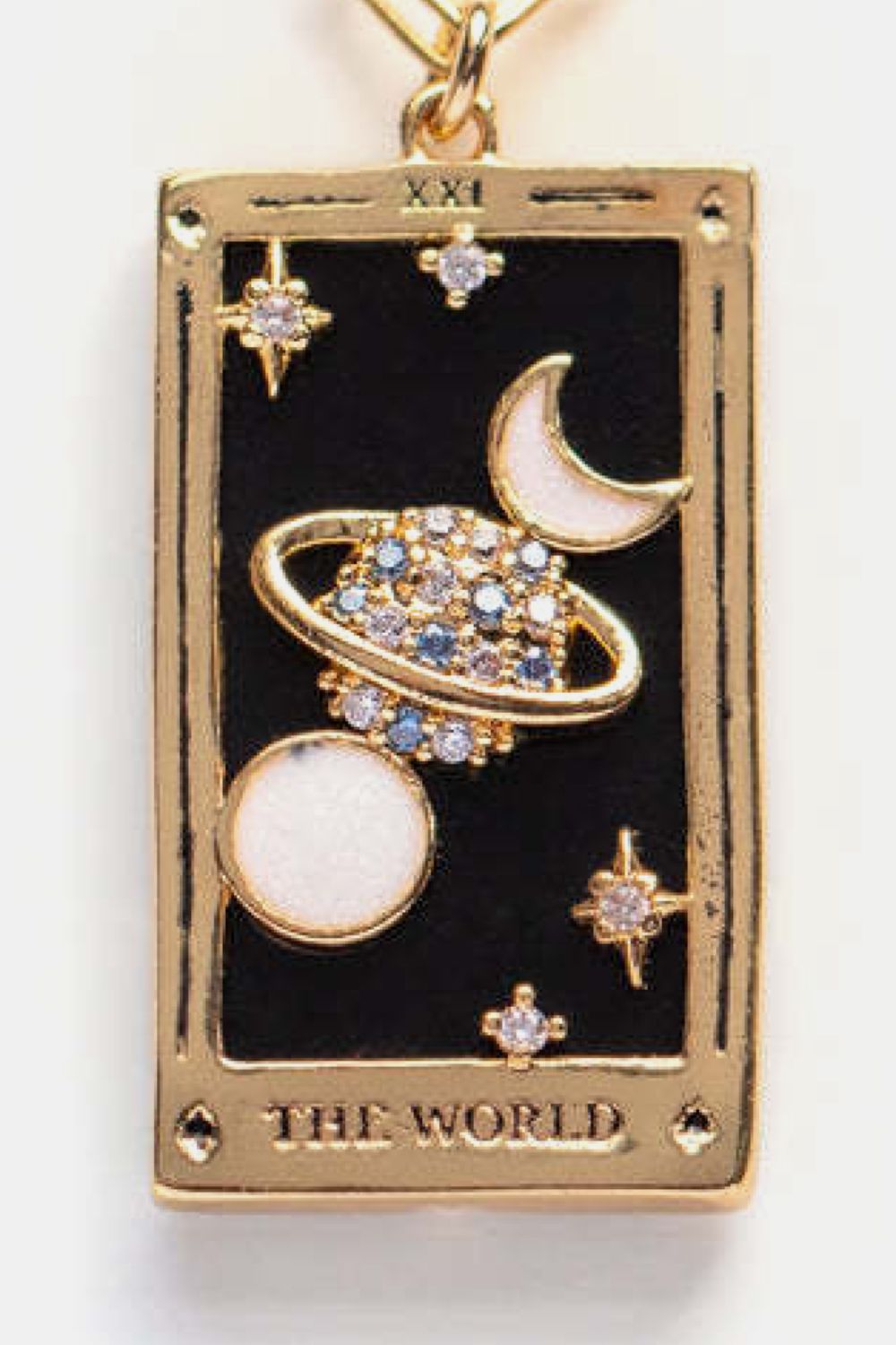 Tarot Card Pendant Stainless Steel Necklace - Coco and lulu boutique