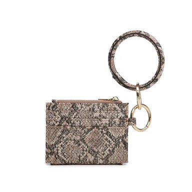 Sammie Rose Gold Mini Snap Wallet w/ Ring - Coco and lulu boutique