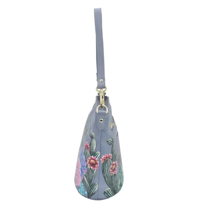 Cactus Tall Bucket Hobo - Coco and lulu boutique