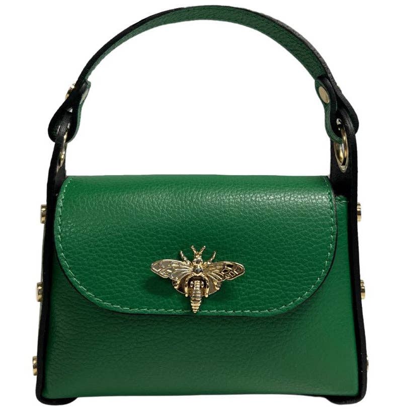 Modarno mini borsa in Vera pelle dollaro con chiusura a mosc - Coco and lulu boutique