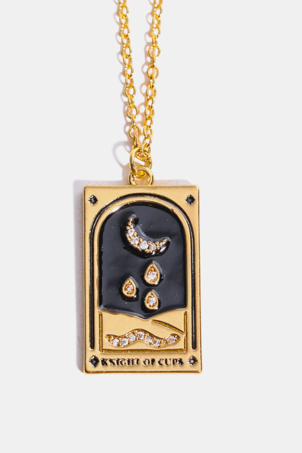 Tarot Card Pendant Stainless Steel Necklace - Coco and lulu boutique