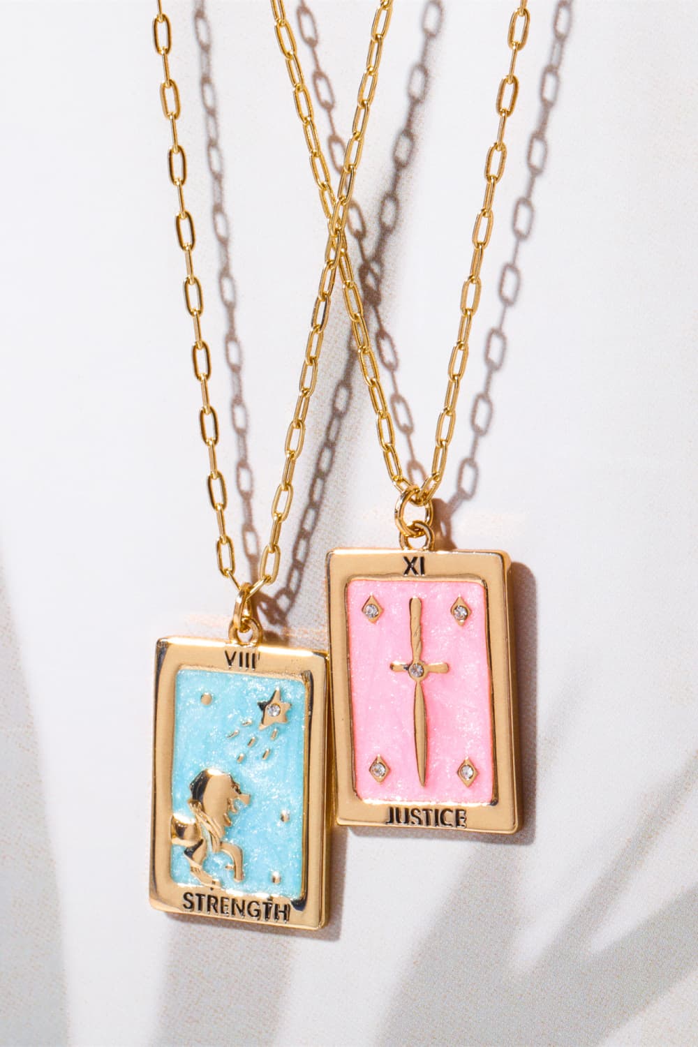 Tarot Card Pendant Copper Necklace - Coco and lulu boutique