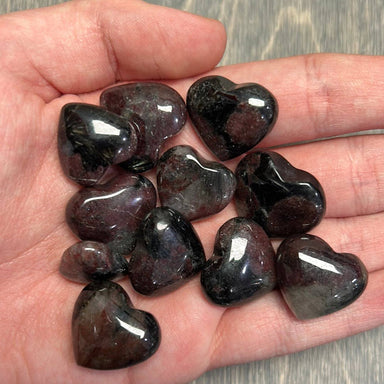 Garnet Heart 1/2”+ Heart - Coco and lulu boutique