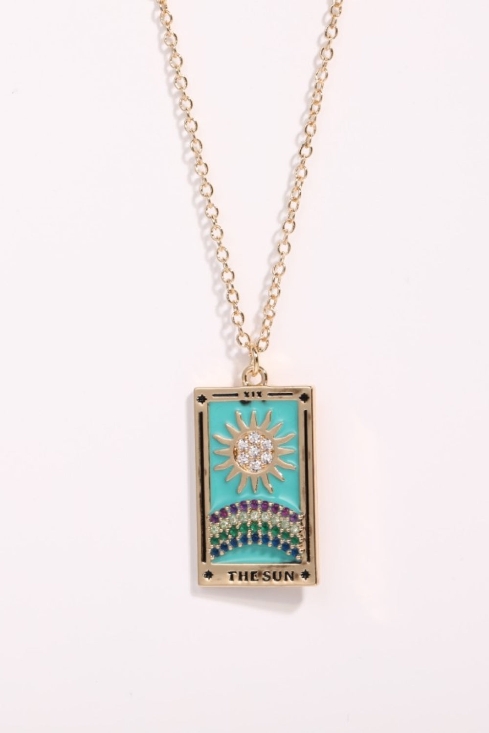 Tarot Card Pendant Stainless Steel Necklace - Coco and lulu boutique