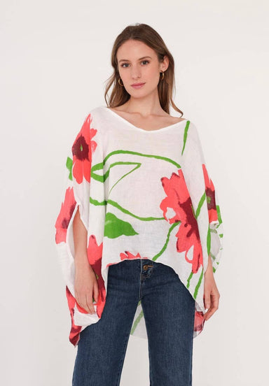 BLOUSE EN LIN LINEN  90211 - Coco and lulu boutique