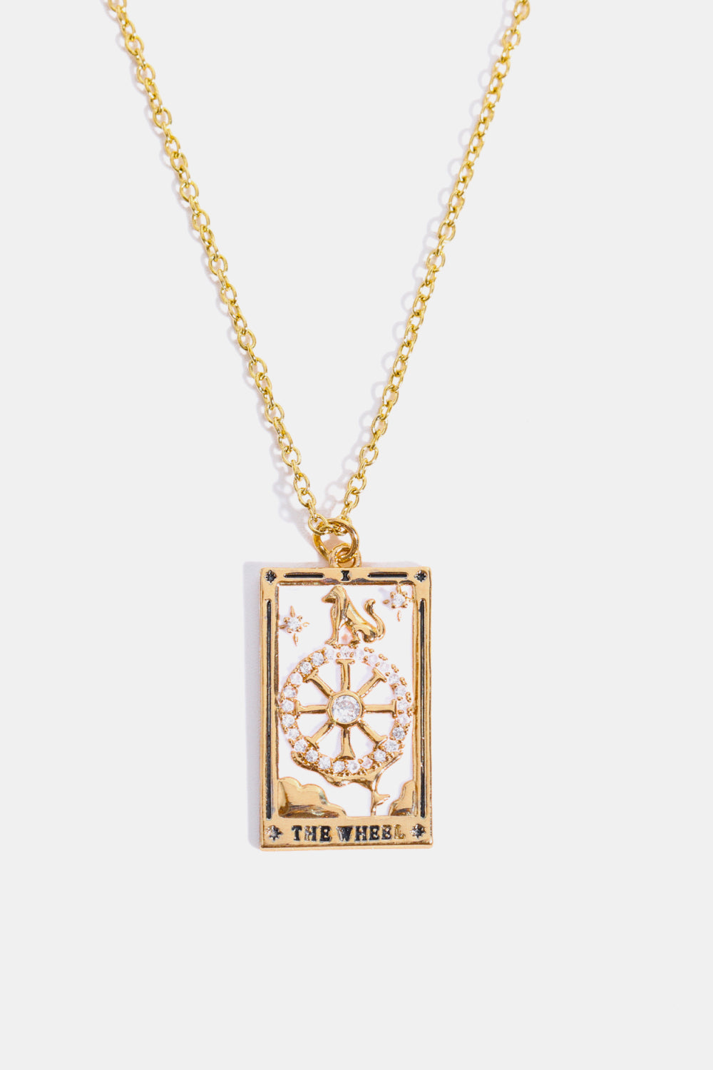 Tarot Card Pendant Stainless Steel Necklace - Coco and lulu boutique