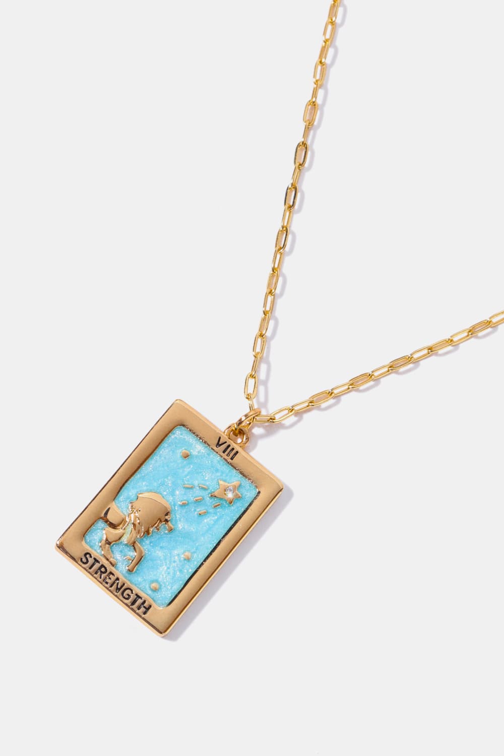 Tarot Card Pendant Copper Necklace - Coco and lulu boutique