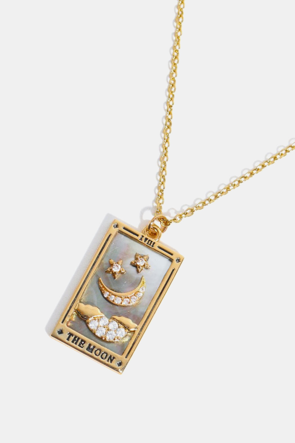 Tarot Card Pendant Stainless Steel Necklace - Coco and lulu boutique