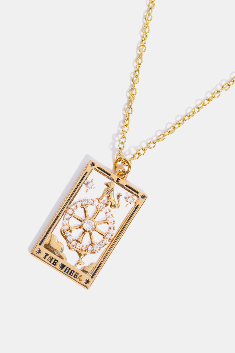Tarot Card Pendant Stainless Steel Necklace - Coco and lulu boutique