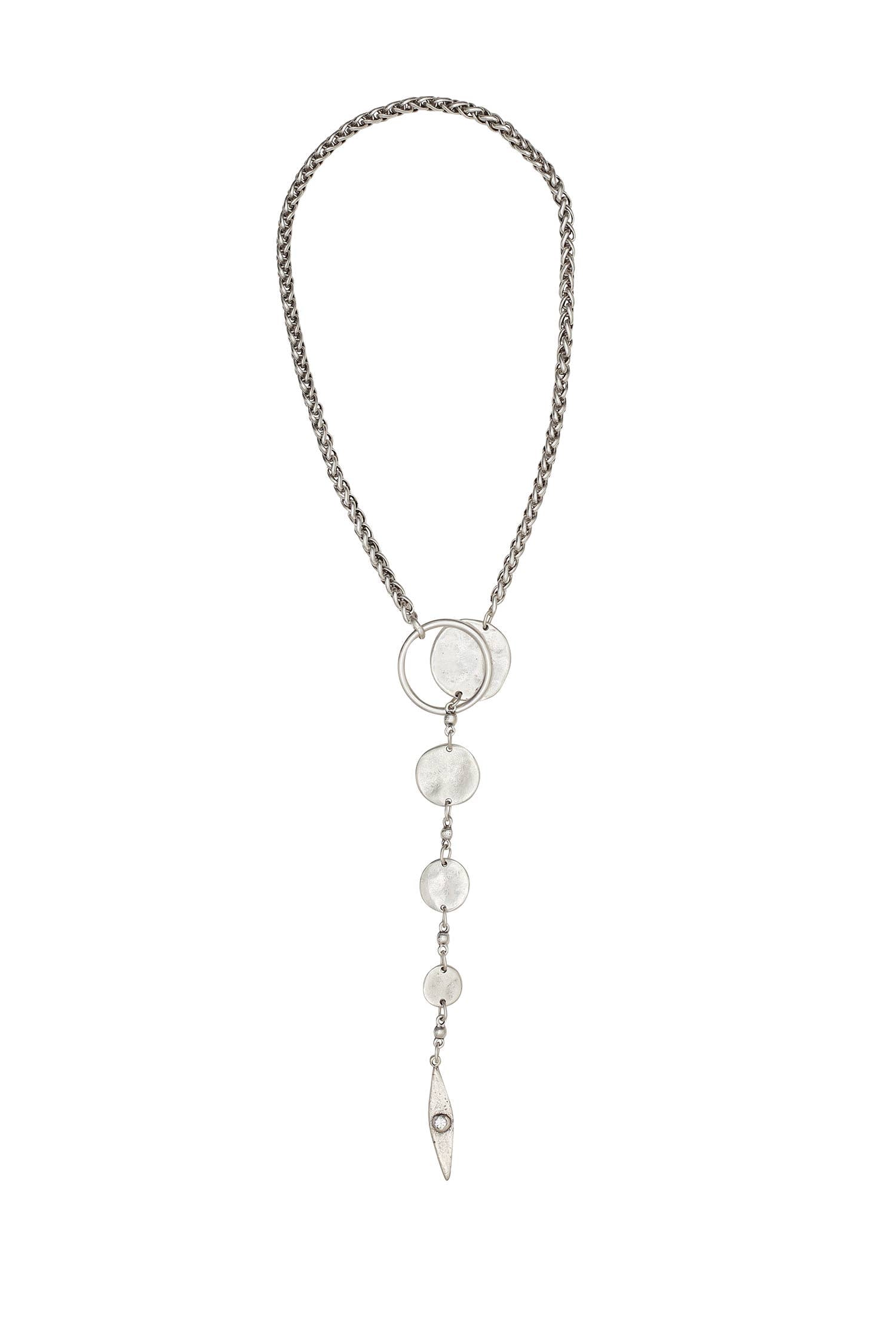 Handmade Aurora Pewter Necklace - Coco and lulu boutique