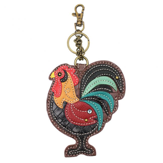Whimsy Rooster Collectable Key Chain - Coco and lulu boutique