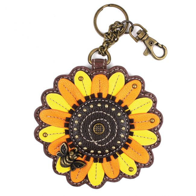 Sunflower and Bumble Bee Collectable Key Chain - Coco and lulu boutique