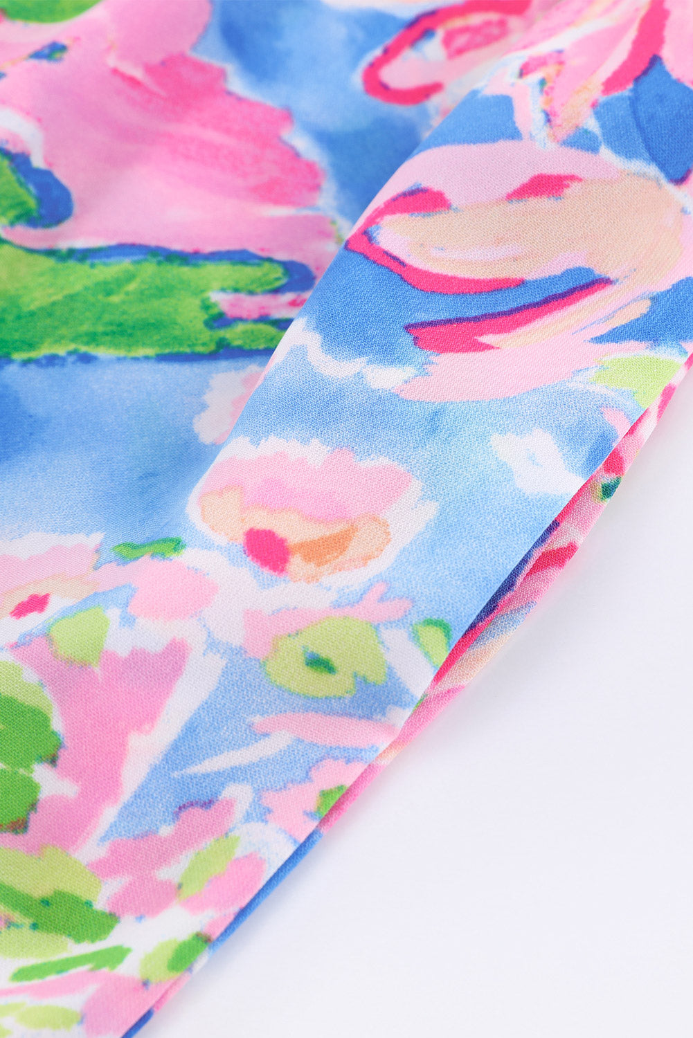 Scarlett Floral Smocked Square Neck Jumpsuit with Pockets - Coco and lulu boutique
