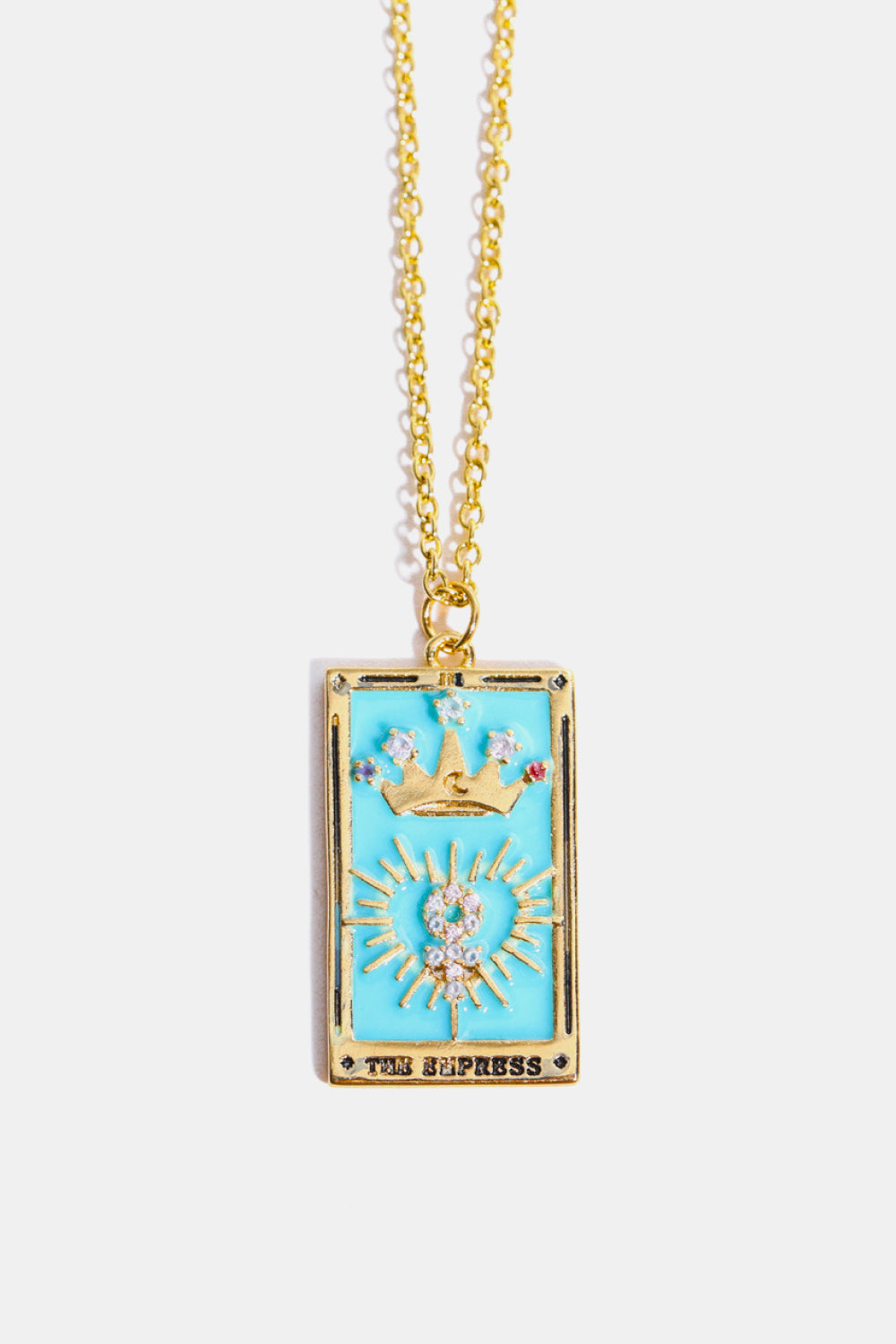 Tarot Card Pendant Stainless Steel Necklace - Coco and lulu boutique