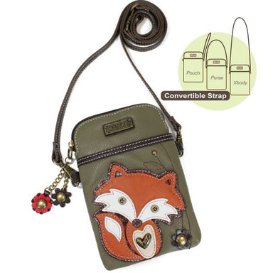 Fox Cell Phone Crossbody Bag - Coco and lulu boutique