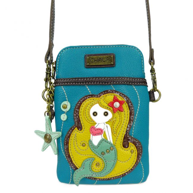 Mermaid Collectable Cellphone Crossbody Bag - Coco and lulu boutique