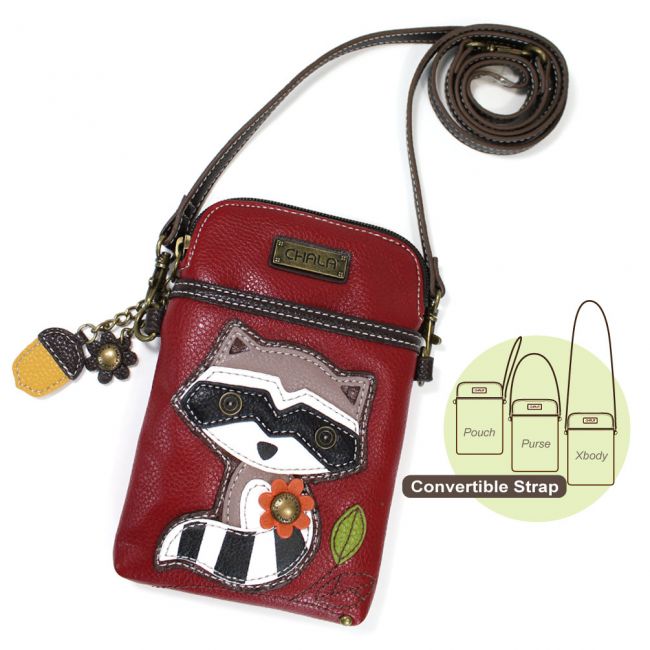 Racoon Collectable Cellphone Crossbody Bag - Coco and lulu boutique