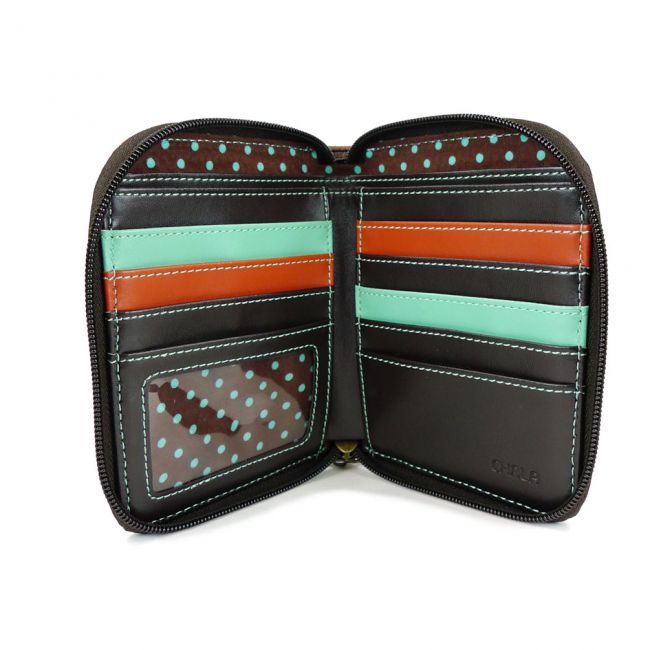 Mermaid Collectable Zip around wallet - Coco and lulu boutique