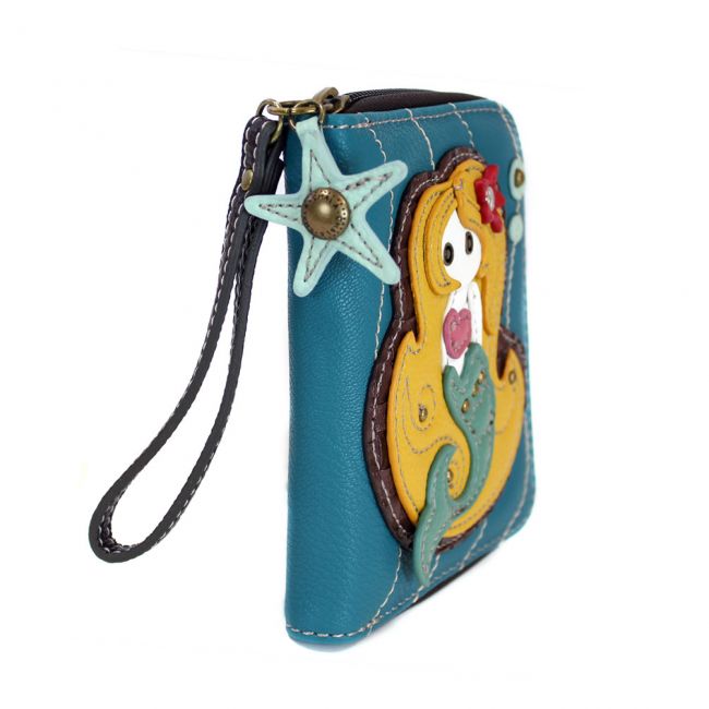Mermaid Collectable Zip around wallet - Coco and lulu boutique