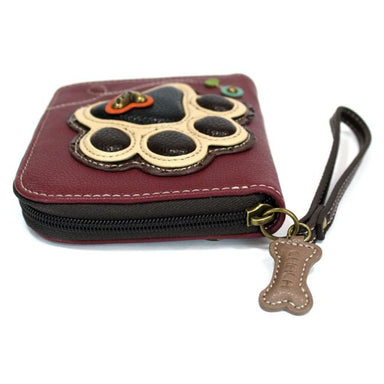 Dog Paw Collectable Zip Around Wallet - Coco and lulu boutique