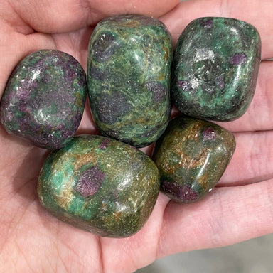 Ruby Fuchsite Tumbled 1 Lb - Coco and lulu boutique