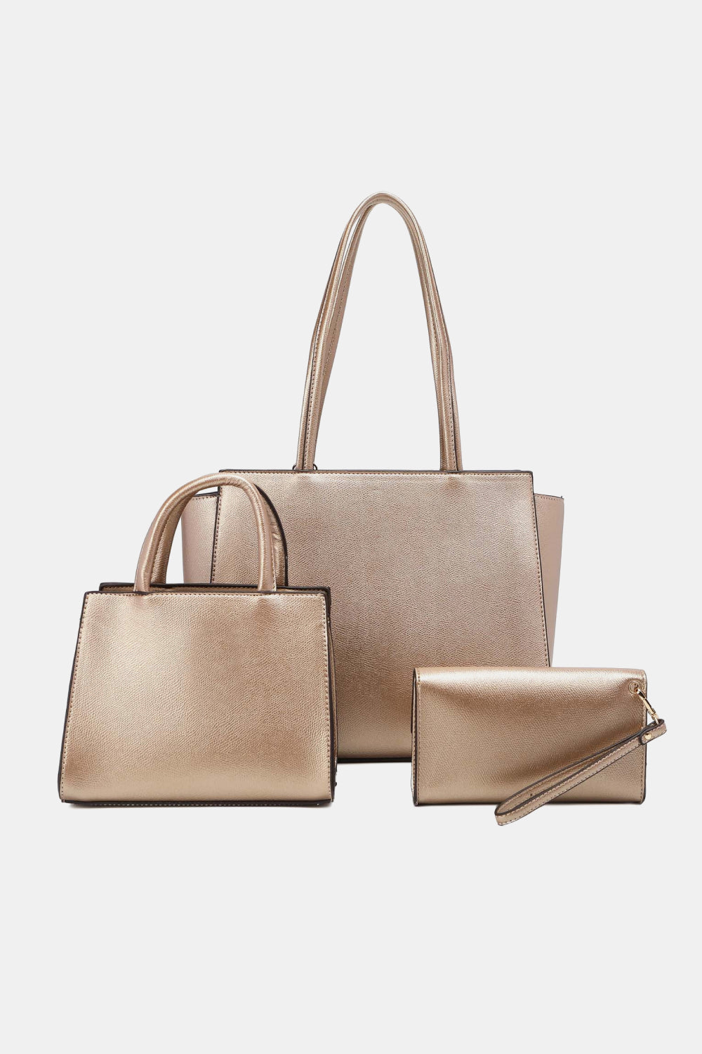 Regina 3-Piece Satchel Bag Set - Coco and lulu boutique
