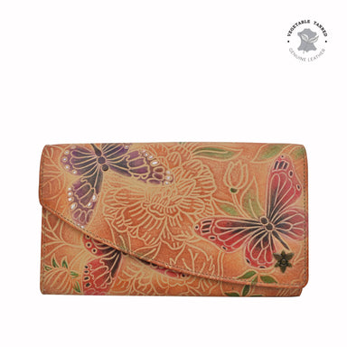 Butterfly Hand Painted Wallet - Coco and lulu boutique