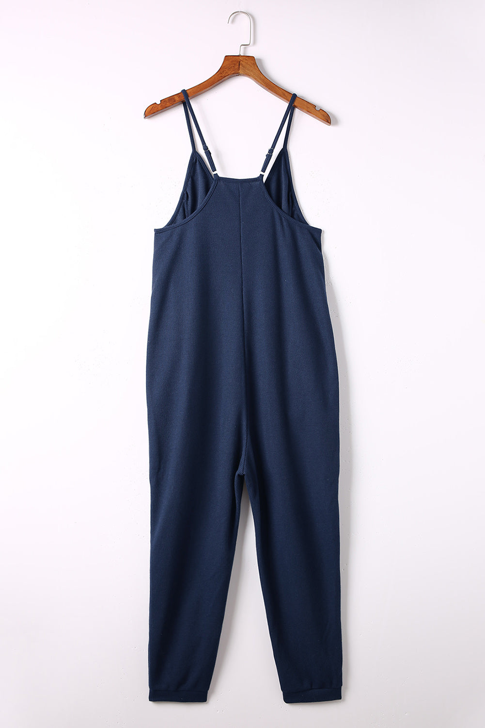 Morgan Spaghetti Strap Deep V Jumpsuit with Pockets - Coco and lulu boutique