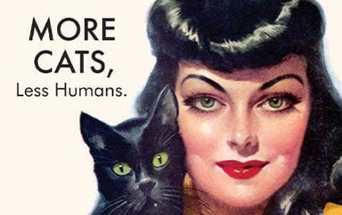 Magnet-More Cats, less humans. - Coco and lulu boutique
