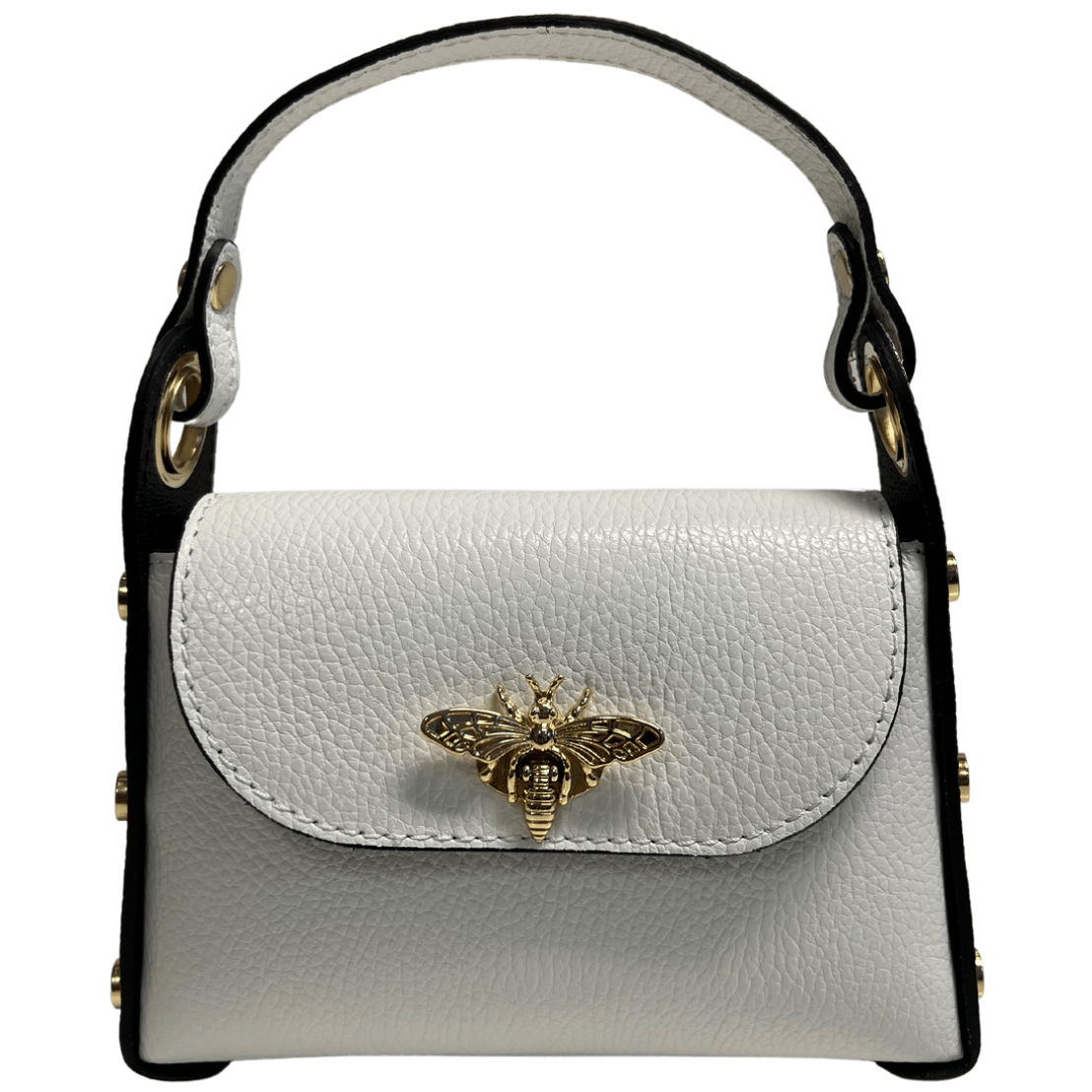 Modarno mini borsa in Vera pelle dollaro con chiusura a mosc - Coco and lulu boutique