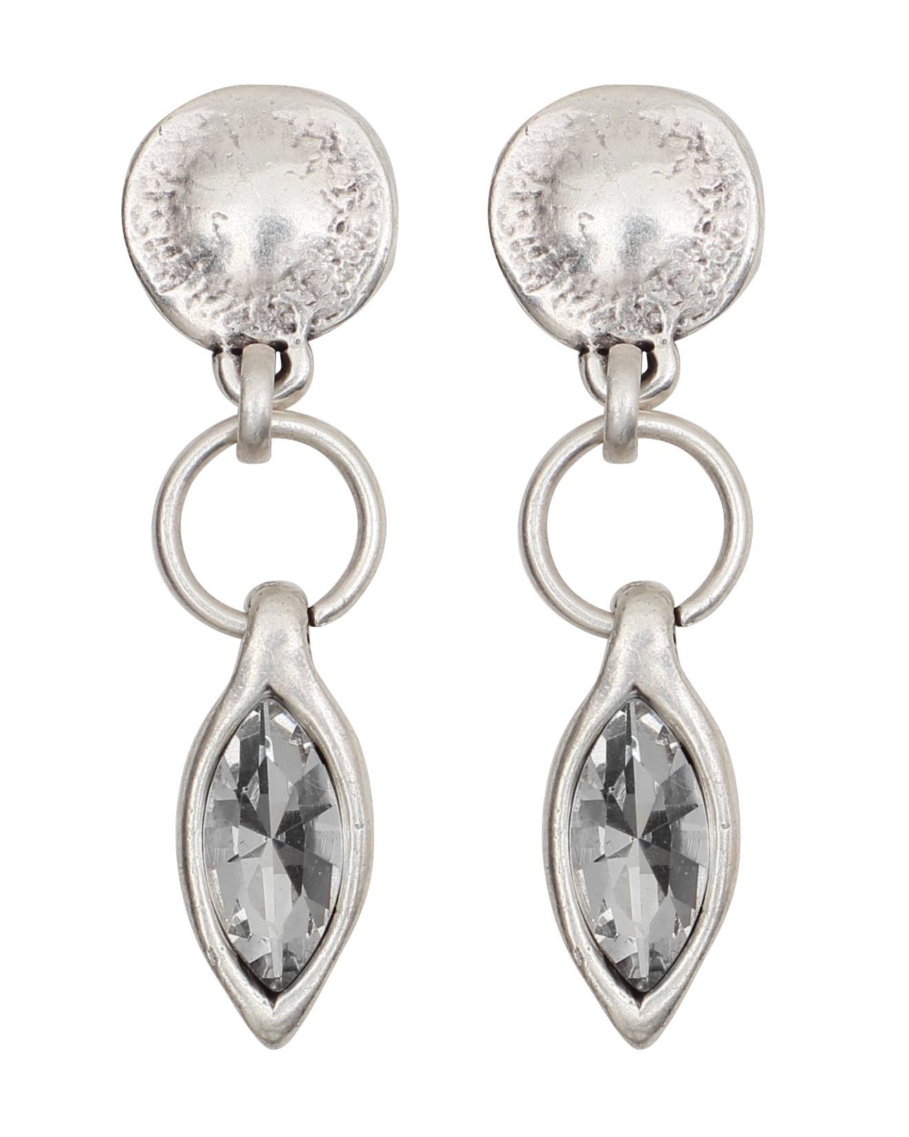 Handmade Sophia Pewter Earrings - Coco and lulu boutique